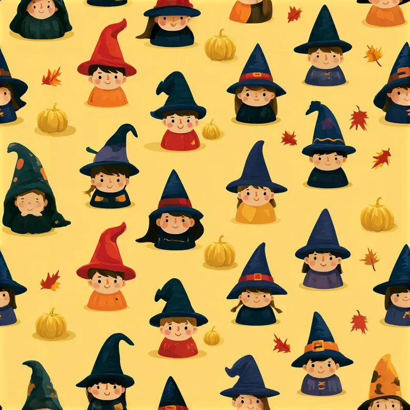 Halloween Seamless Pattern Generator