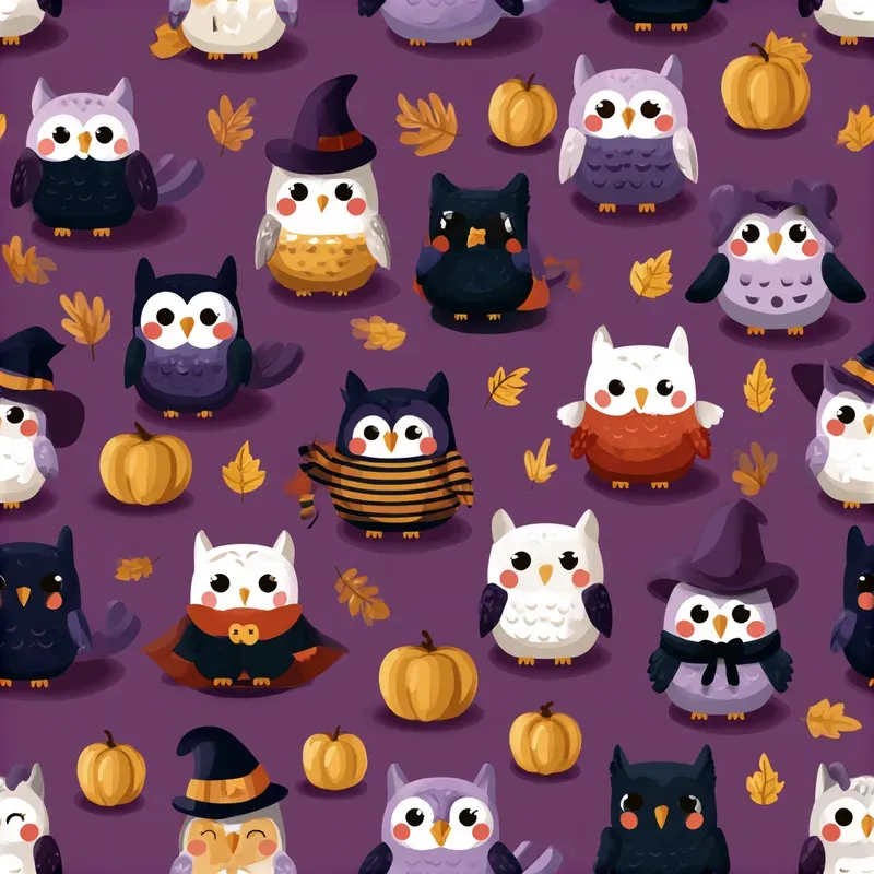 Halloween Seamless Pattern Generator