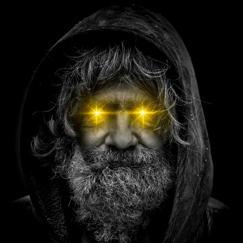 Bitcoin Laser Eyes ChatGPT Image Prompt