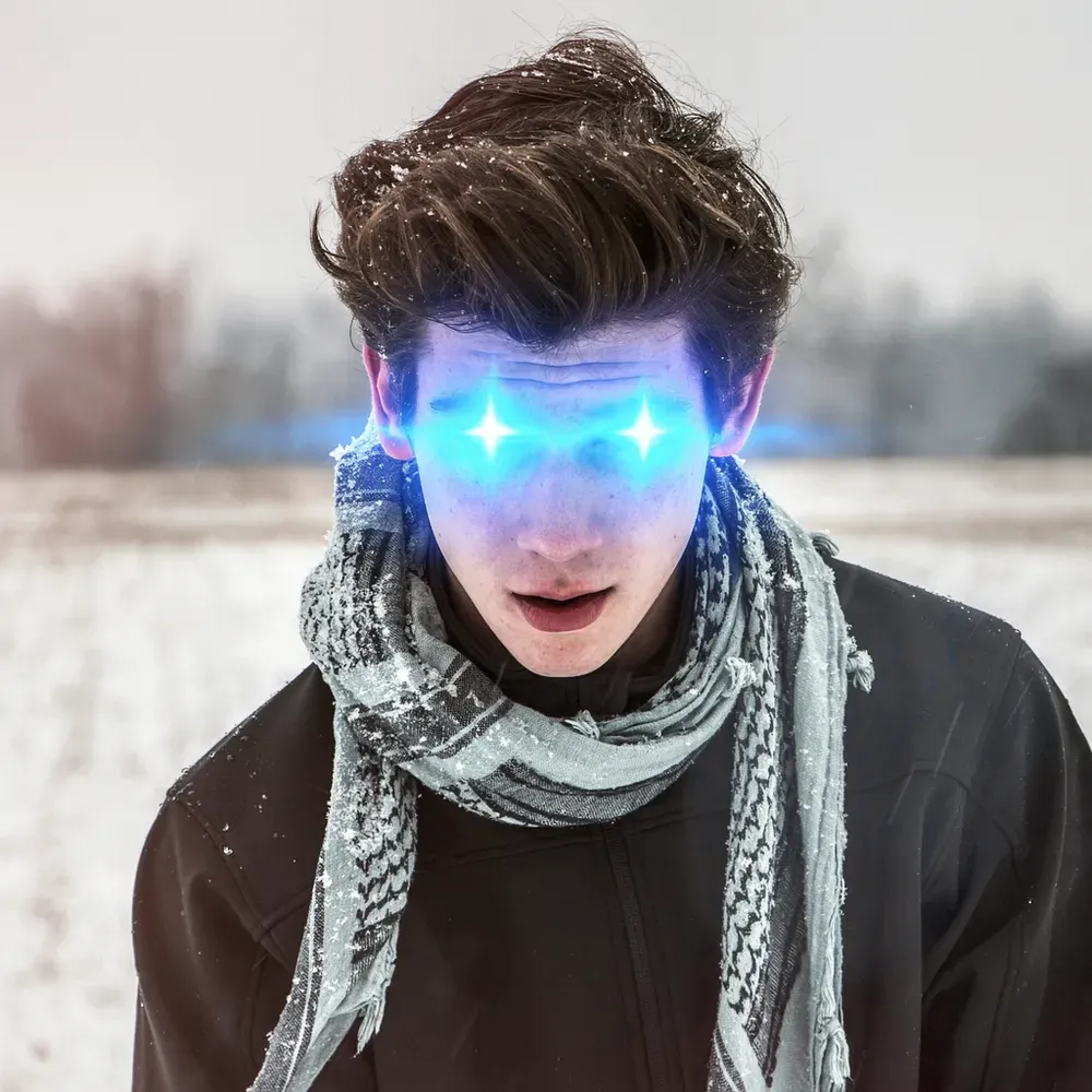 Bitcoin Laser Eyes ChatGPT Image Prompt