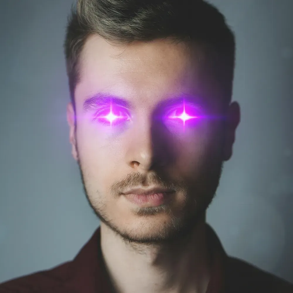 Bitcoin Laser Eyes ChatGPT Image Prompt