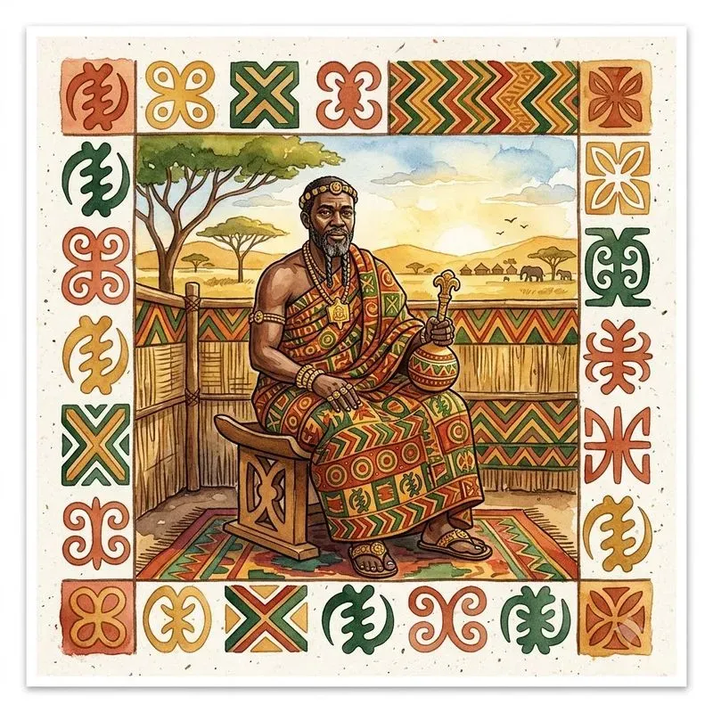 Folk And Tribal Art Watercolor Pods