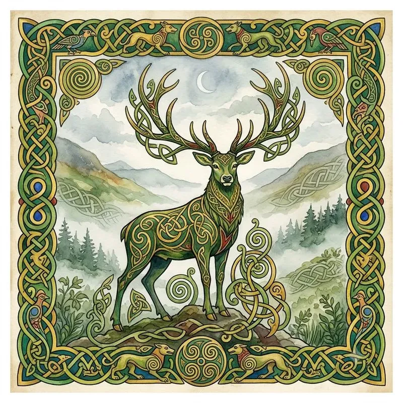 Folk And Tribal Art Watercolor Pods