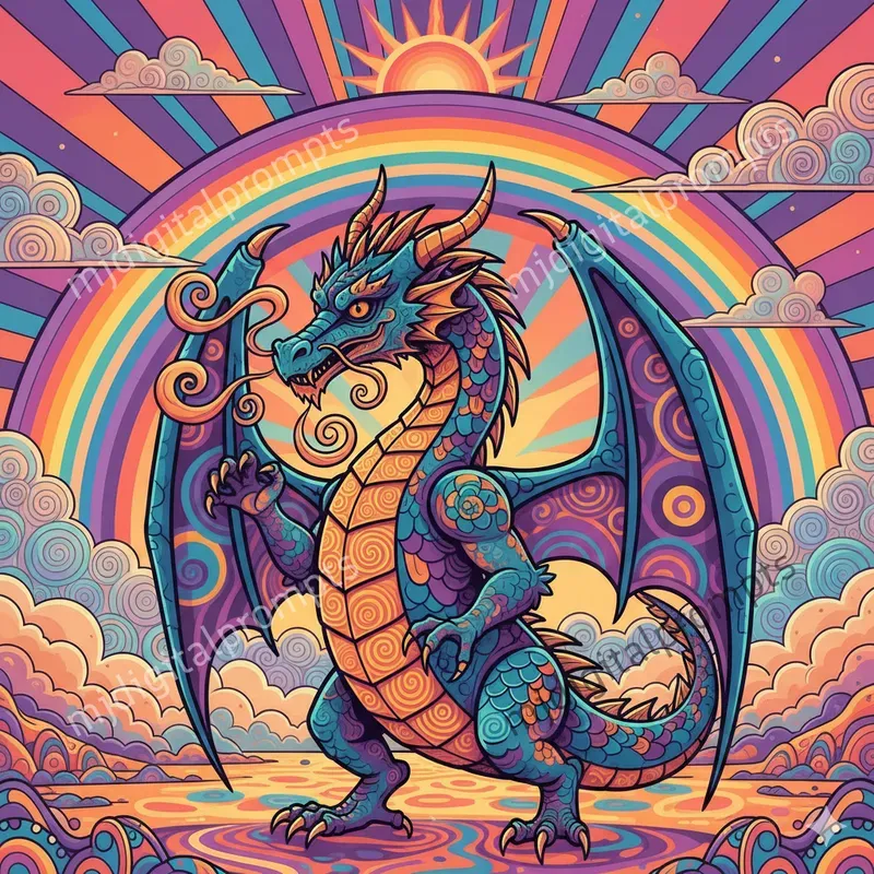 Retro Surreal Pop Art Dreamscapes