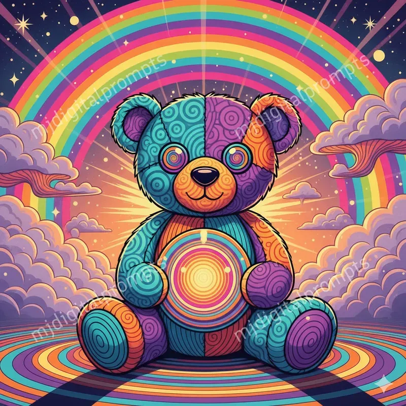 Retro Surreal Pop Art Dreamscapes
