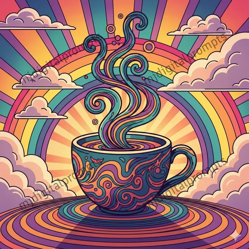 Retro Surreal Pop Art Dreamscapes