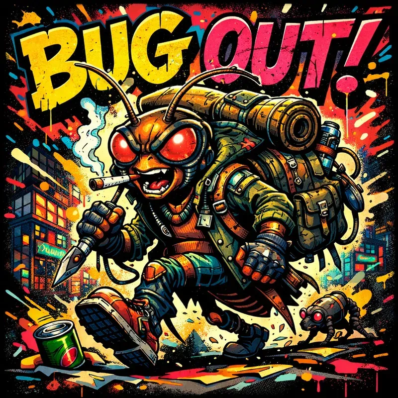 Bold Graffiti Cartoon Poster Generator
