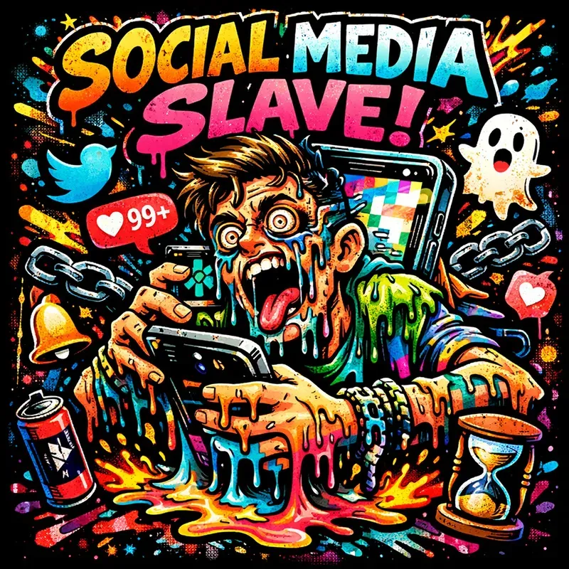 Bold Graffiti Cartoon Poster Generator