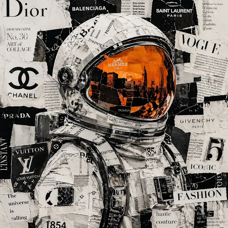 Mixed Media Collage Art