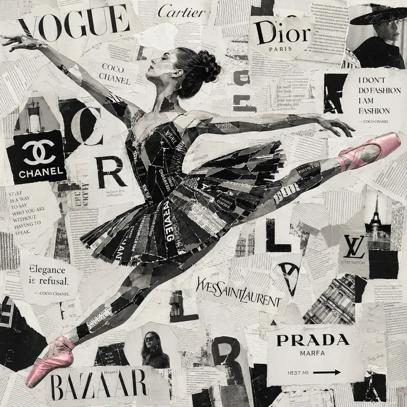 Mixed Media Collage Art