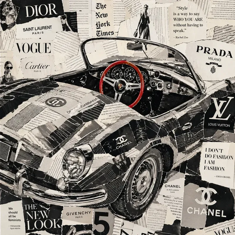 Mixed Media Collage Art
