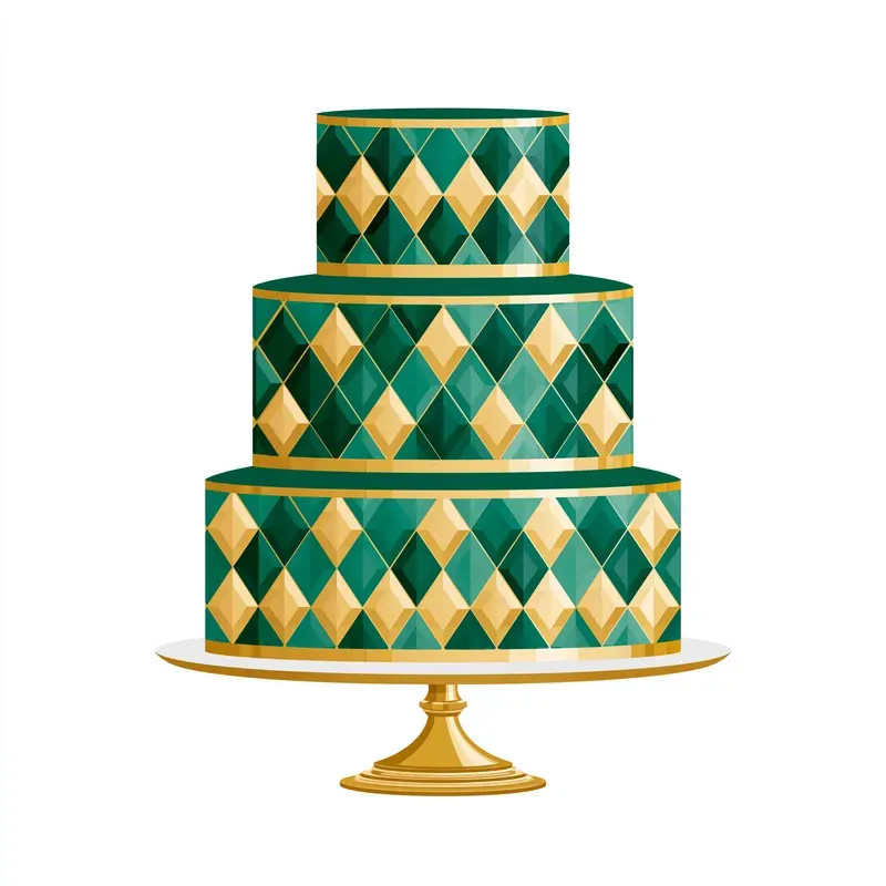 Jewel Tone Birthday Party Clipart Icons