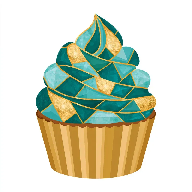 Jewel Tone Birthday Party Clipart Icons