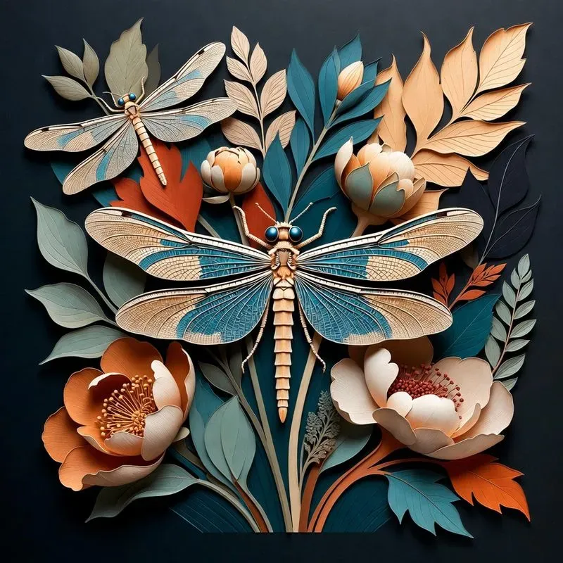 Flora And Fauna Maximalist Illustrations