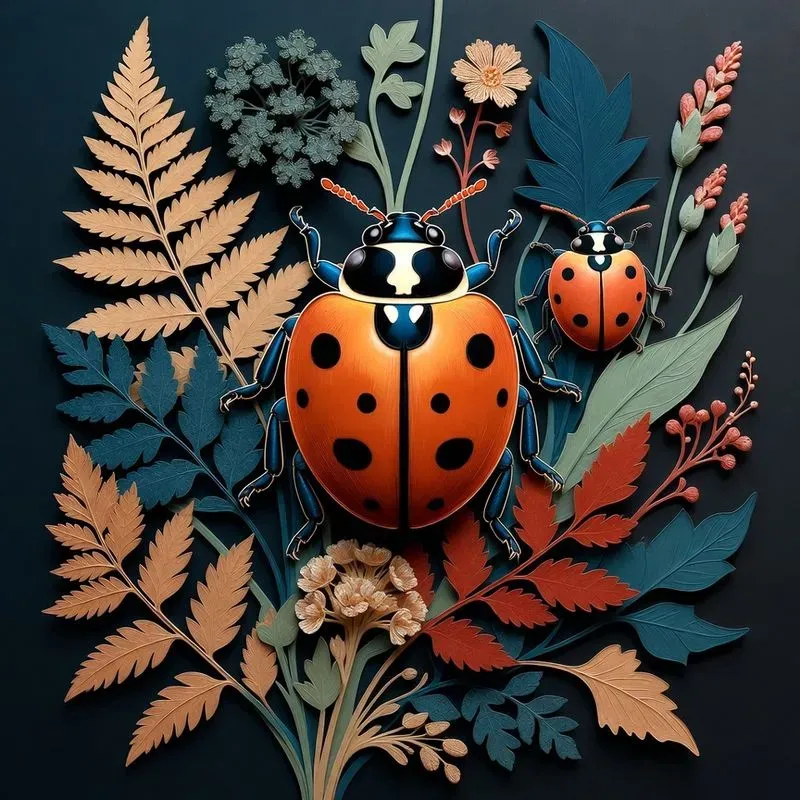 Flora And Fauna Maximalist Illustrations