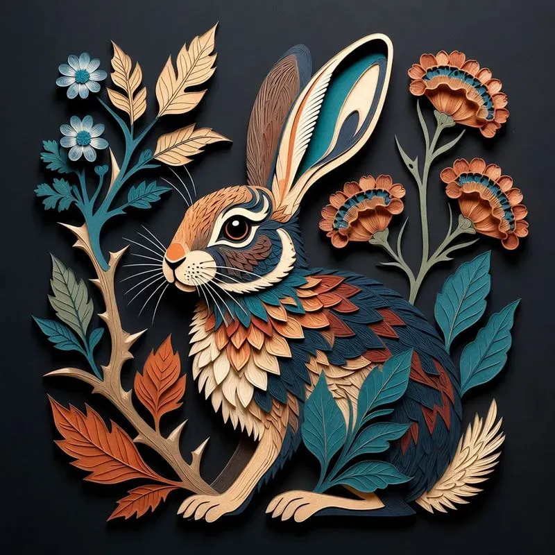Flora And Fauna Maximalist Illustrations