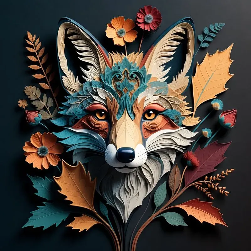 Flora And Fauna Maximalist Illustrations