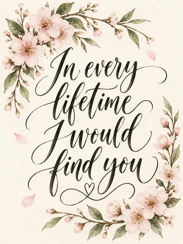 Romantic Wedding Vow Typography Prints