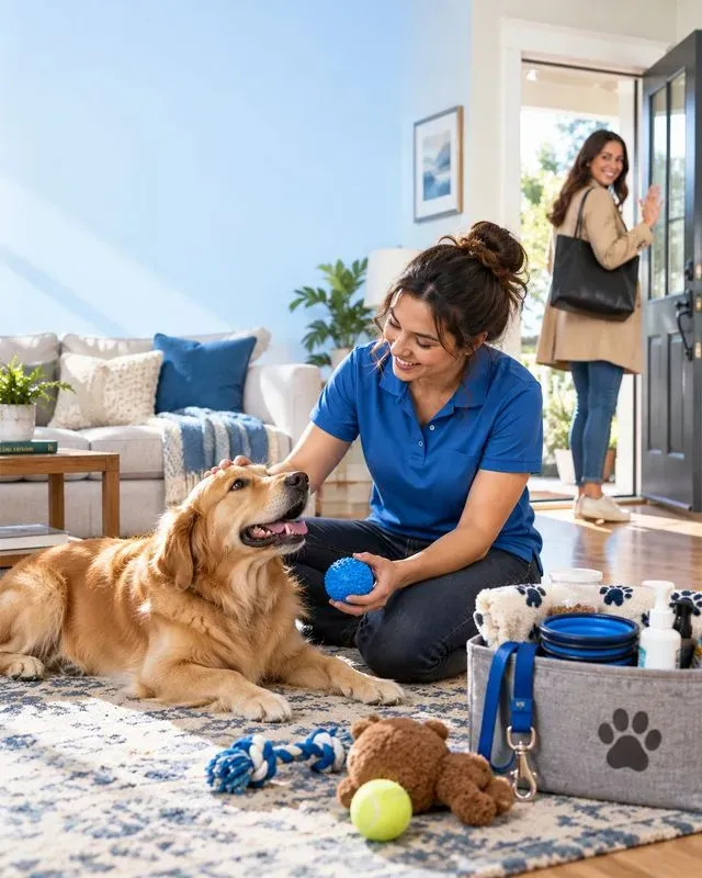 Pet Care Service Ad Visuals
