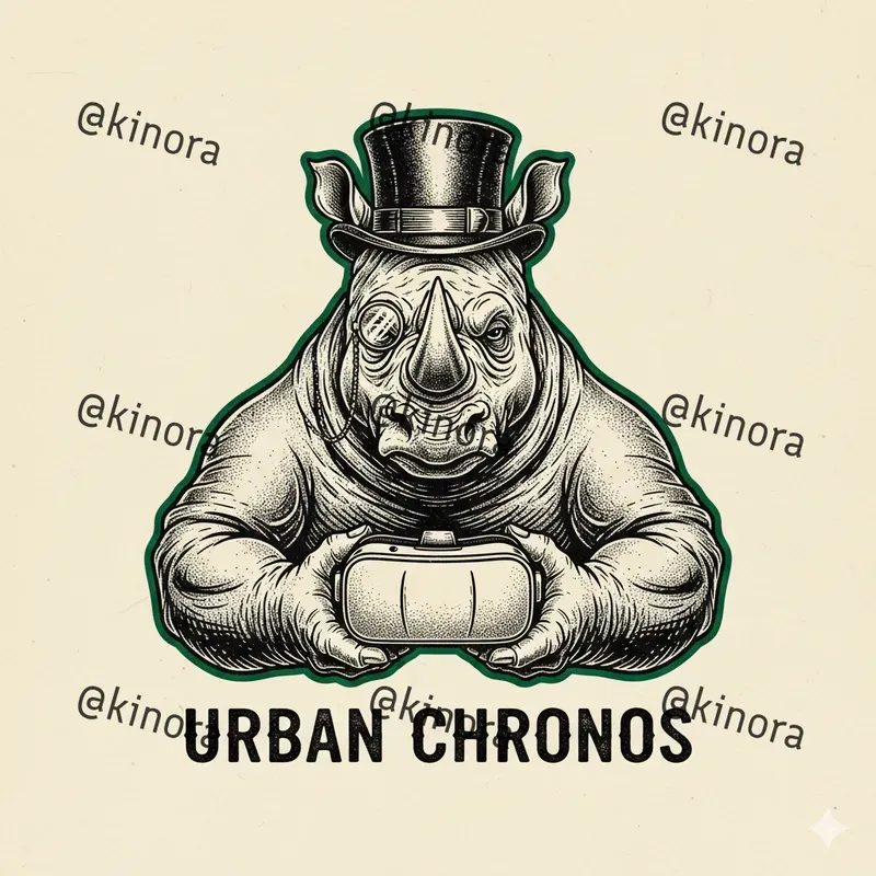 Grunge Linocut Animal Tech Illustrations