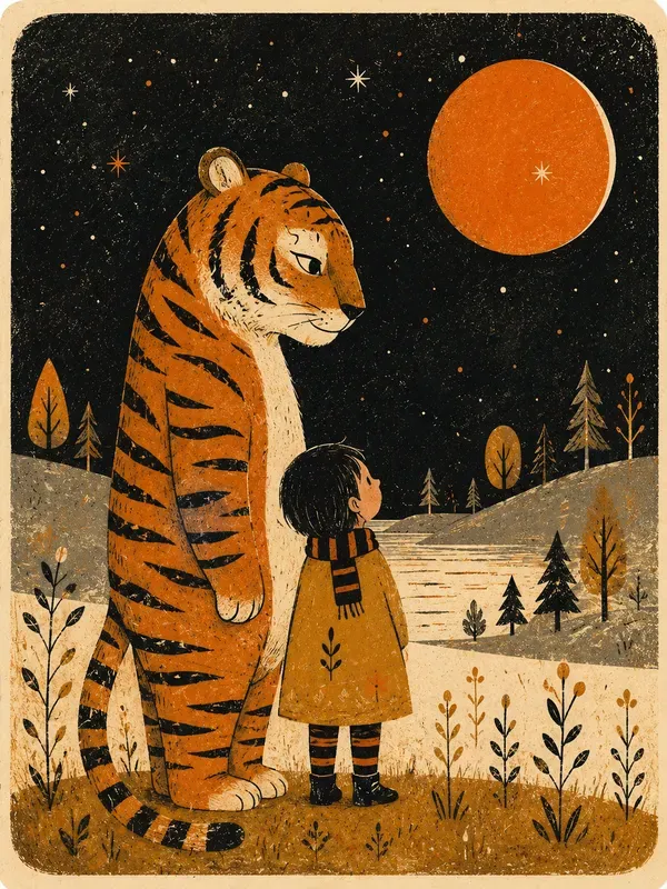 Retro Folk Art Postcards