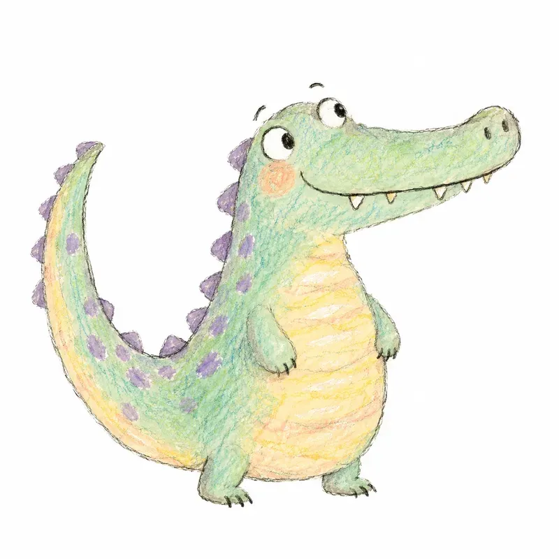 Quirky Ink Watercolor Kids Book Art