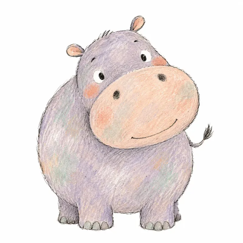 Quirky Ink Watercolor Kids Book Art