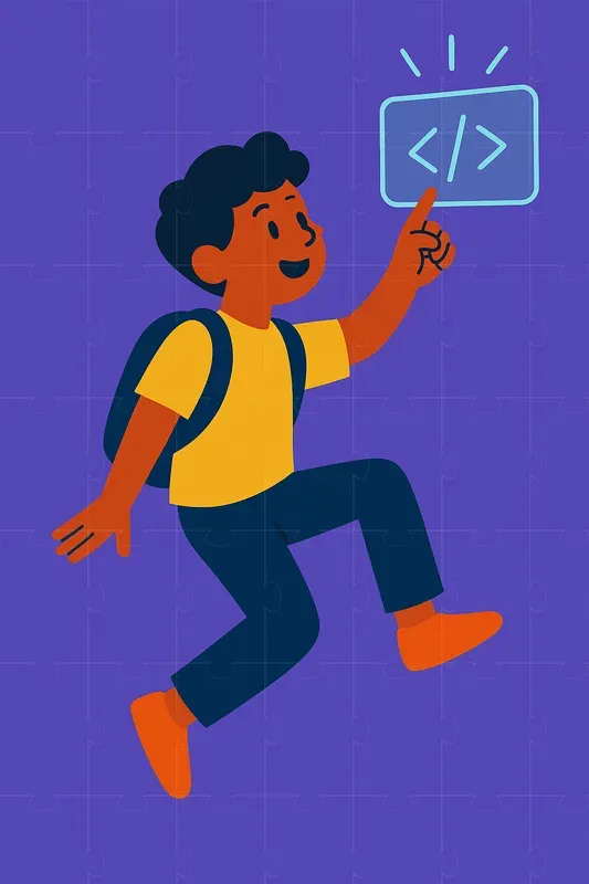 Student Hero Mascots Flat Vector