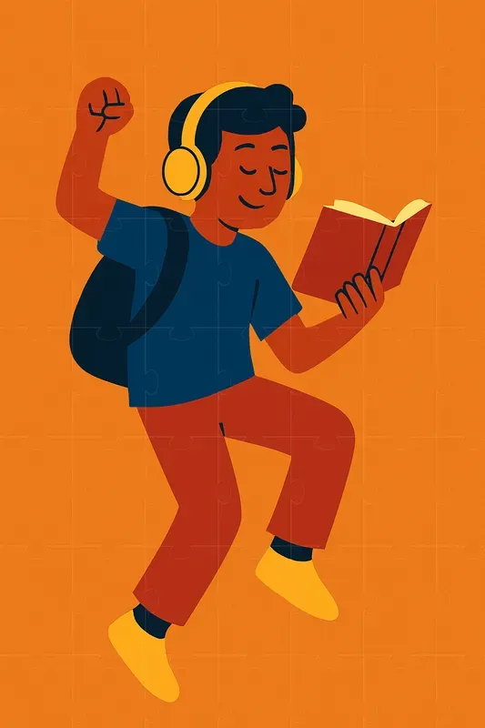 Student Hero Mascots Flat Vector