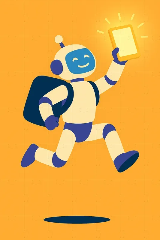 Student Hero Mascots Flat Vector
