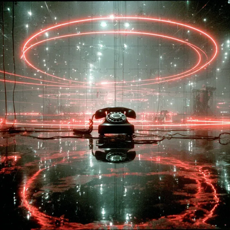 Cinematic Neon Scifi Film Stills