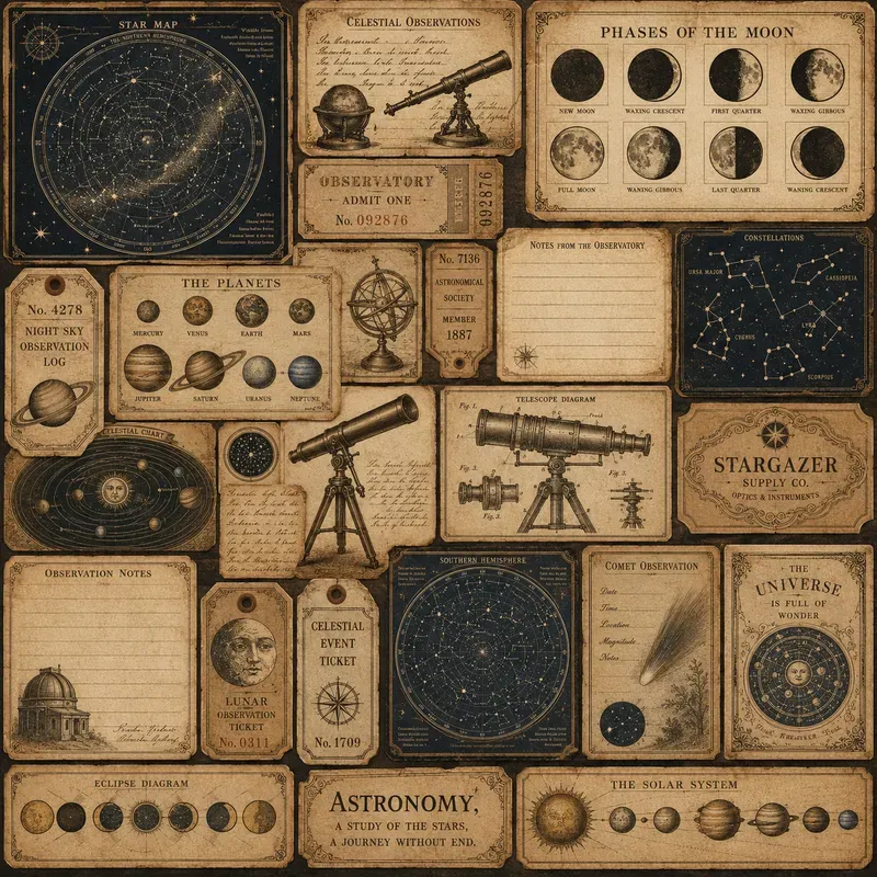 Vintage Ephemera Journal Kits