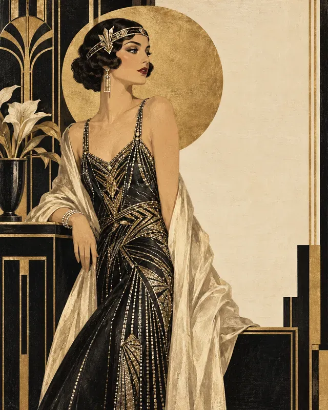 Vintage Fashion Era Portrait Generator