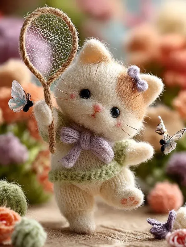 Spring Felt Animals Easter Clipart Cuts