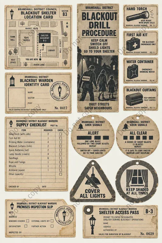 Cold War Civil Defence Ephemera