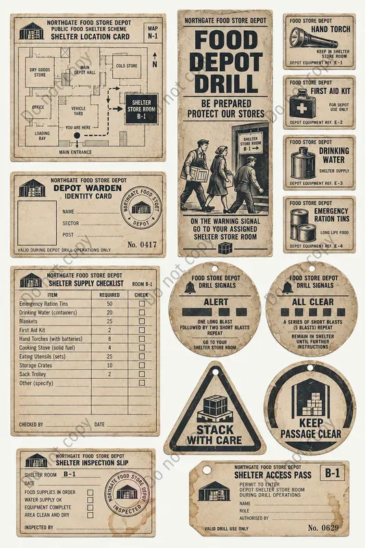 Cold War Civil Defence Ephemera