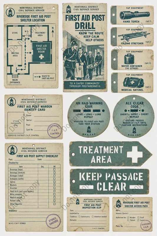 Cold War Civil Defence Ephemera