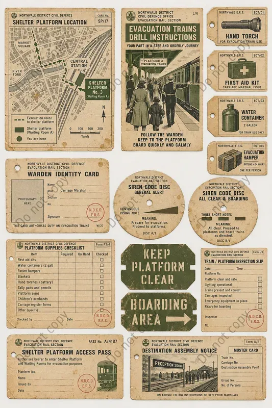 Cold War Civil Defence Ephemera