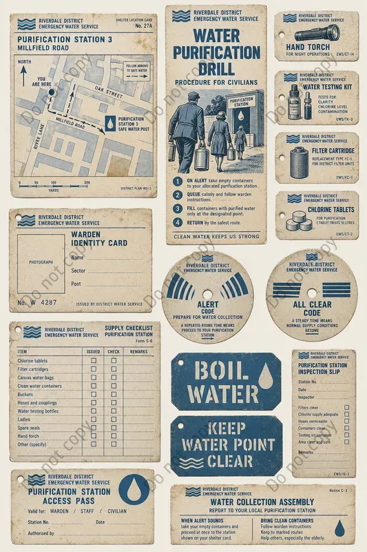 Cold War Civil Defence Ephemera