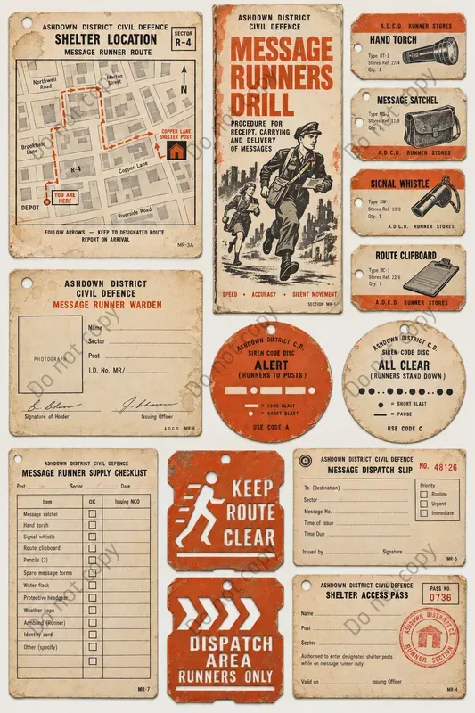 Cold War Civil Defence Ephemera