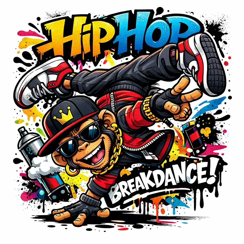 Urban Graffiti Character Tshirt Packs