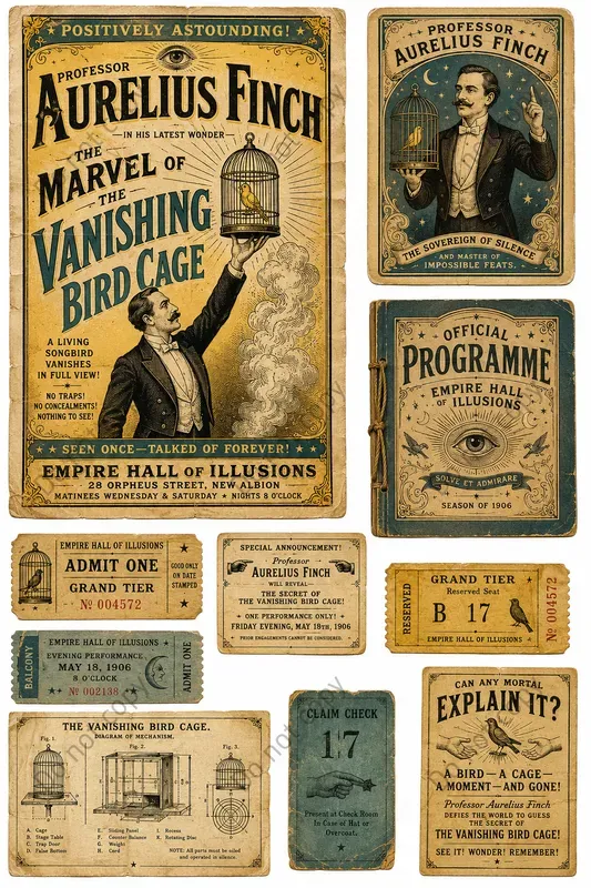 Magic Show Vintage Ephemera