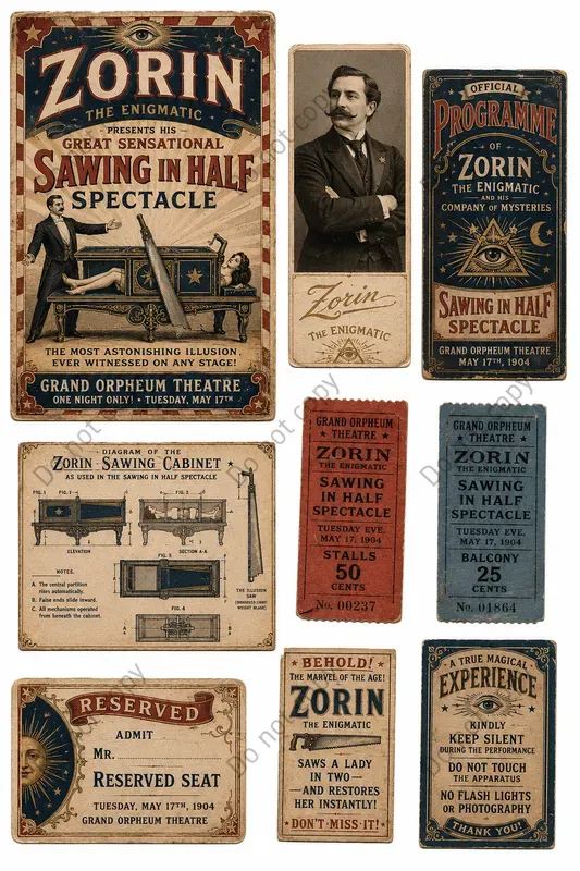 Magic Show Vintage Ephemera