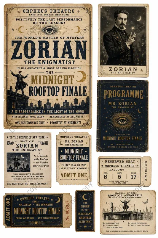 Magic Show Vintage Ephemera