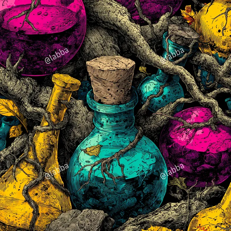 Psychedelic Alchemy Patterns