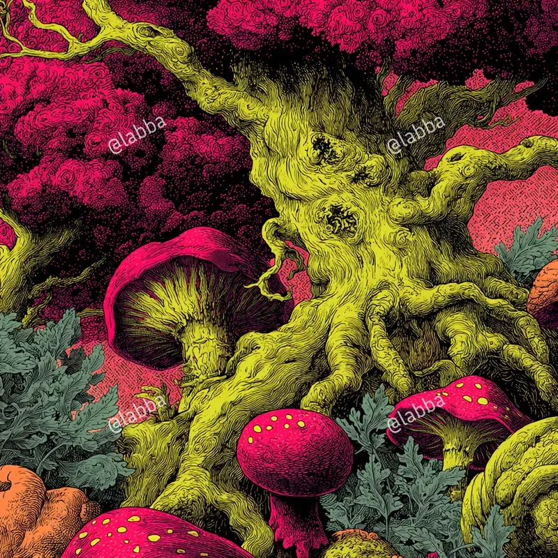 Psychedelic Alchemy Patterns