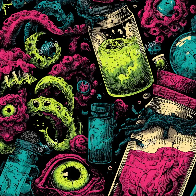 Psychedelic Alchemy Patterns