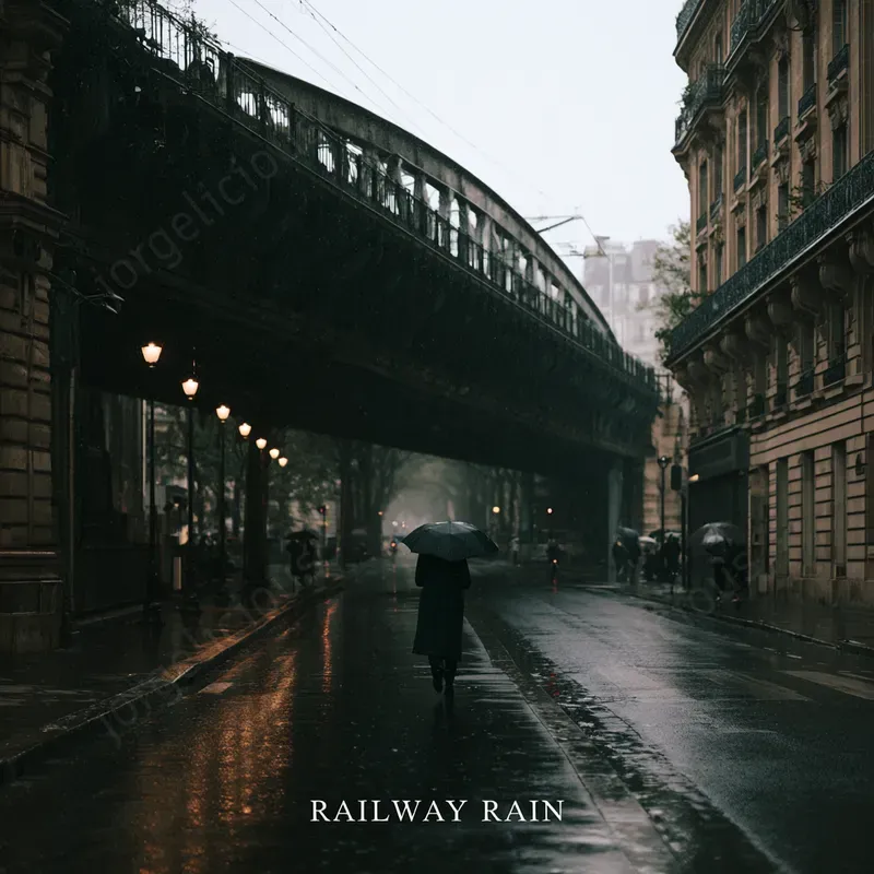 Rainy Urban Photo Covers