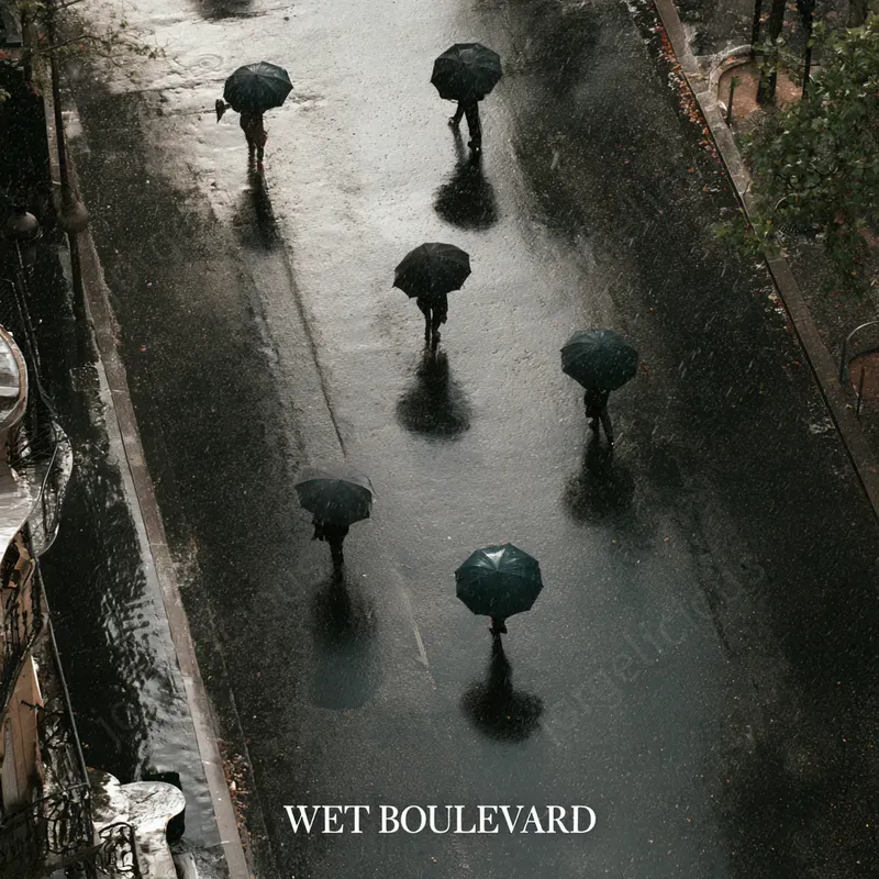 Rainy Urban Photo Covers
