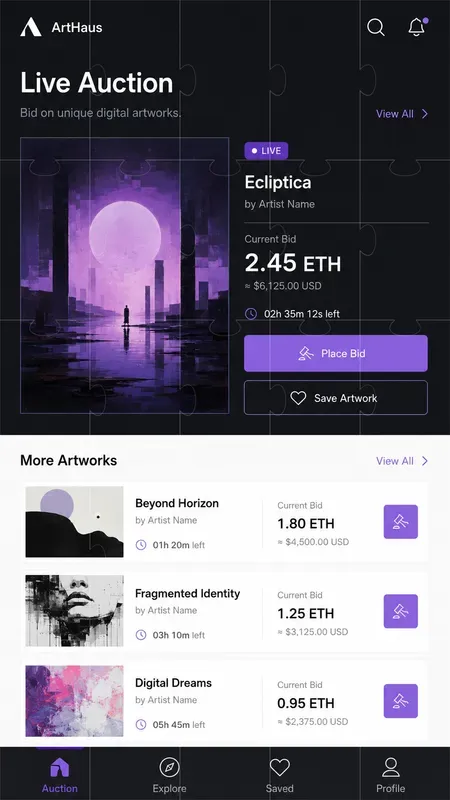 Modern Mobile App Layout Visual Designs